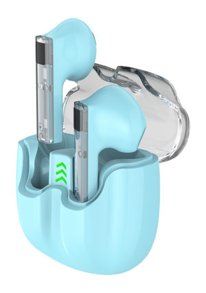 CELEBRAT TWS-W27-BL | CELEBRAT earphones με θήκη φόρτισης TWS-W27, True Wireless, μπλε