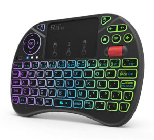 RIITEK RT-MINIX8 | RIITEK ασύρματο πληκτρολόγιο Mini X8 με touchpad, RGB backlit, 2.4GHz