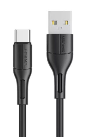 USAMS SJ501USB01 | USAMS καλώδιο USB-C σε USB SJ501, 2A, 1m, μαύρο