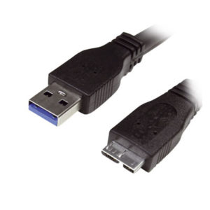 MEDIARANGE CABLE USB 3.0 A plug/Micro-USB 3.0 B plug 1.0M BLACK (MRCS153)