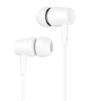 CELEBRAT G13-WH | CELEBRAT earphones G13 με μικρόφωνο, 10mm, 3.5mm, 1.2m, λευκό