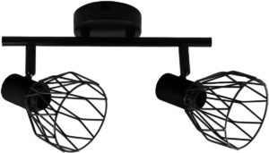 Avide Ceiling Lamp Ivy 2xE14 Sockets Black