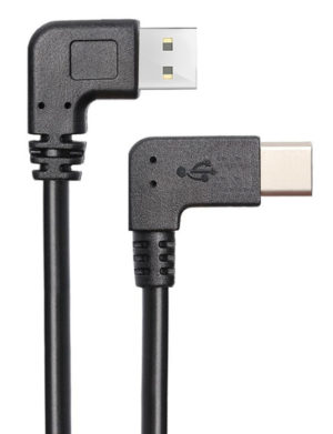 POWERTECH CAB-U134 | POWERTECH Καλώδιο USB σε USB Type-C CAB-U134, 90°, Dual Easy USB, 0.5m