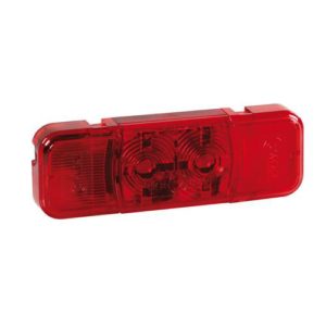 Lampa 97001 | Φώτα Θέσης 2 Led 24V Κόκκινα