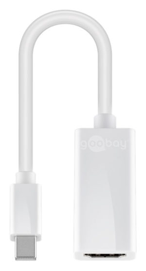 GOOBAY 51729 | GOOBAY αντάπτορας Mini DisplayPort σε HDMI θηλυκό 51729, 0.15m, λευκό