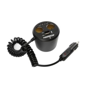 Lampa 39011 | ΑΝΤΑΠΤΟΡΑΣ ΑΝΑΠΤΗΡΑ POWERCUP 2 12V + 2USB + TESTER ΜΠΑΤΑΡΙΑΣ