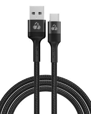 POWERTECH PTR-0128 | POWERTECH καλώδιο USB σε USB-C PTR-0128, PD 60W, copper, 1m, μαύρο