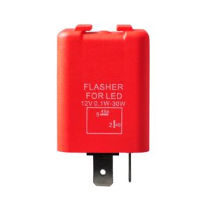 M-Tech RE107 | LED FLASHER (ΦΛΑΣΙΕΡΑ) 2 ΕΠΑΦΩΝ (L+-) 30x30x30mm M-TECH - 1ΤΕΜ.