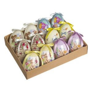 JK Home Décor - Κρεμαστά Αυγά σε Κουτί S/12 1τμχ