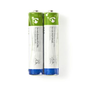 Nedis Batteries Zinc AAA 1.5V 2pcs (BAZCR032SP) (NEDBAZCR032SP)