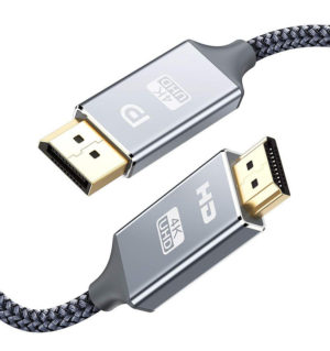 POWERTECH CAB-DP030 | POWERTECH καλώδιο DisplayPort (M) σε HDMI(M), 4K, PS8402A, copper, 1m