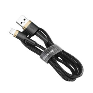 Baseus Cafule Braided USB to Lightning Cable Golden 1m (CALKLF-BV1) (BASCALKLFBV1)