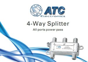 SPLITTER ATC 4 ΕΞΟΔ. 5-2400Mhz