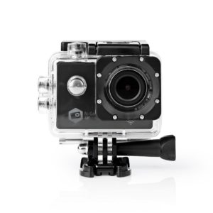 Nedis Action Camera 4K Ultra HD Underwater with WiFi Black with Screen 2 (ACAM41BK) (NEDACAM41BK)