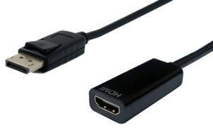 POWERTECH PTH-032 | POWERTECH αντάπτορας DisplayPort σε HDMI PTH-032, 4K, μαύρο