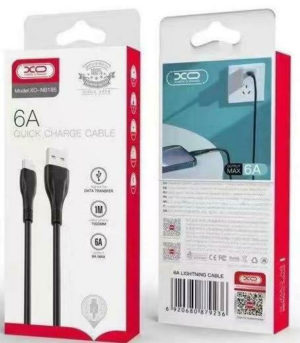 XO NB185 6A fast charger cable for lightning 1M