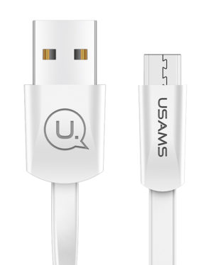 USAMS SJ201MIC02 | USAMS Καλώδιο USB σε Micro USB US-SJ201, 1.2m, λευκό