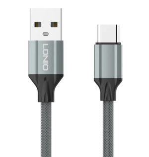 LDNIO 5210131073469 | LDNIO καλώδιο USB-C σε USB LS441, 2.4A, 1m, γκρι