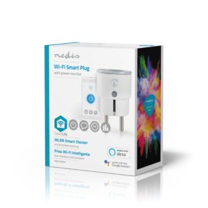 Nedis Single Outdoor Power Socket Wi-Fi White (WIFIP110FWT) (NEDWIFIP110FWT)
