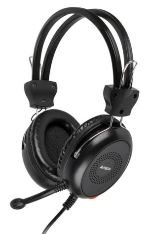 A4TECH HS-30 | A4TECH Headset HS-30, 3.5mm, 40mm ακουστικά, μαύρα