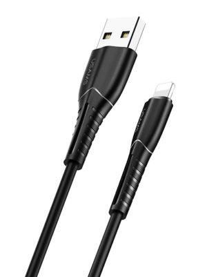 USAMS SJ364USB01 | USAMS καλώδιο Lightning σε USB US-SJ364, 2A, 1m, μαύρο