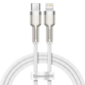 Baseus Cafule Braided USB-C to Lightning Cable 20W White1m (CATLJK-A02) (BASCATLJK-A02)