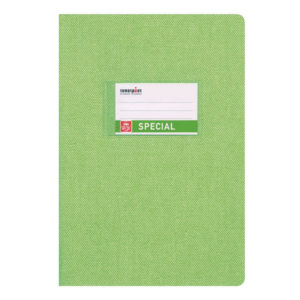 Typotrust Jeans Light Green Striped Notebook 17x25 50 sheets (4167) (TYP4167)