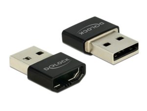 DELOCK 65680 | DELOCK αντάπτορας USB σε HDMI-A θηλυκό 65680, μαύρος