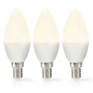 Nedis LED Shower Light Bulbs E14 Warm White 470lm 3pcs (LBE14C352P3) (NEDLBE14C352P3)