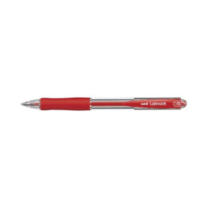 Uni-Ball Pen Sn-100 Laknock Button 0,7 Red (SN10007R) (UNISN10007R)