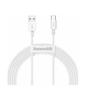 Baseus Superior USB 2.0 Cable USB-C male - USB-A male White 2m (CATYS-A02) (BASCATYSA02)