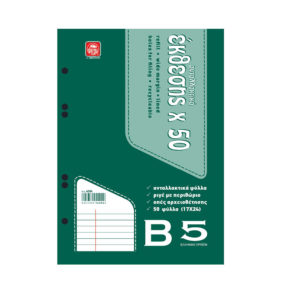 Typotrust Spare Sheets for Writing B5 50sh. (4204) (TYP4204)