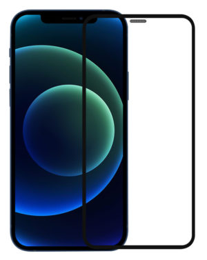 POWERTECH για iPhone 12 Mini Μαύρο | Προστασία Οθόνης Κινητού Full Face Tempered Glass 5D Full Glue Dustproof