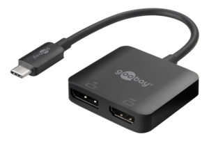 GOOBAY 60172 | GOOBAY αντάπτορας USB-C σε DisplayPort & HDMI 60172, 4K, μαύρος