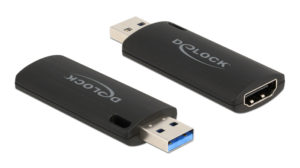 DELOCK 88307 | DELOCK αντάπτορας USB σε HDMI 88307, 4K/30Hz, μαύρος