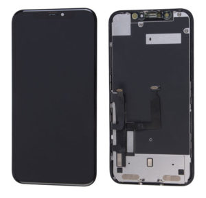 TW INCELL ILCD-017 | TW INCELL LCD ILCD-017 για iPhone ΧR, camera-sensor ring, earmesh, μαύρη