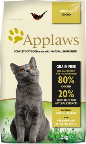 Applaws Senior Cat Chicken 2kg | Ξηρά Τροφή για Ηλικιωμένες Γάτες Grain Free με Κοτόπουλο