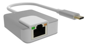 POWERTECH PTH-056 | POWERTECH αντάπτορας USB Type-C σε RJ45+PD PTH-056, 10/100/1000M, ασημί