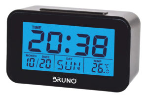 BRUNO BRN-0130 | BRUNO ξυπνητήρι BRN-0130 με μέτρηση θερμοκρασίας, °C & °F, μαύρο