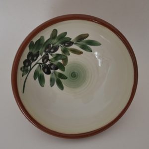 Ceramic Handmade Bowl OLIVE 30cm Limberidis Ceramics
