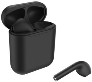 CELEBRAT earphones W10, true wireless, με θήκη φόρτισης, μαύρα