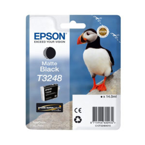 Epson Μελάνι Inkjet T3248 Matte Black (C13T32484010) (EPST324840)