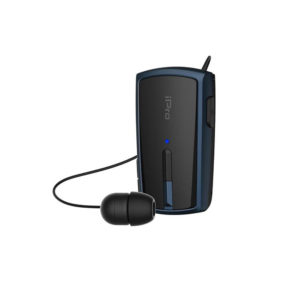 Ακουστικό Bluetooth iPro RH120 Retractable Μαύρο-Μπλε (RH120BBL)