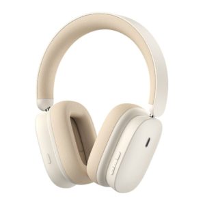 Baseus Wireless Headphones with Noise-Cancellation Bowie H1i White (A00050402223-00)