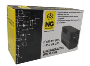 NG UPS 850VA ΜΕ AVR, USB ΘΥΡΑ & RJ11-RJ45