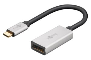 GOOBAY αντάπτορας USB-C σε DisplayPort 60195, 8K/30Hz, 4K/120Hz, γκρι