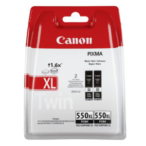 Canon Μελάνι Inkjet PGI-550XL HC Black Twin Pack (6431B005)