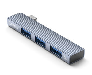 ORICO USB-C hub AH-W13 με 3x USB θύρες, 5Gbps, γκρι
