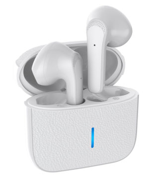 YISON earphones με θήκη φόρτισης TWS-T11, True Wireless, λευκά