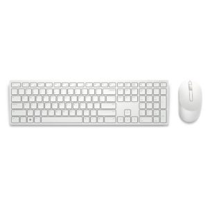 Dell Πληκτρολόγιο-Ποντίκι Pro KM5221W Ασύρματο White GR (580-AKHH)